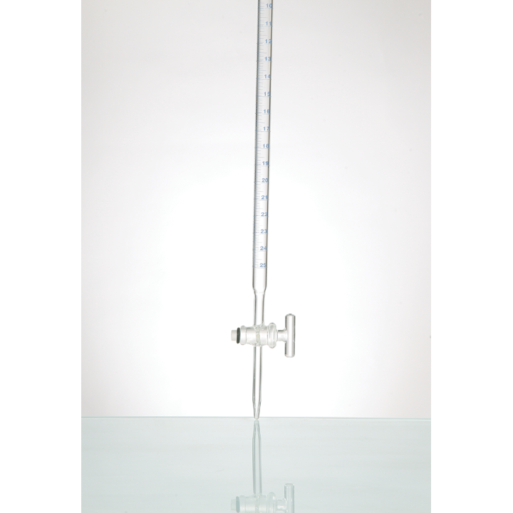 BURETTE WITH STRAIGHT BORE GLASS STOPCOCK  